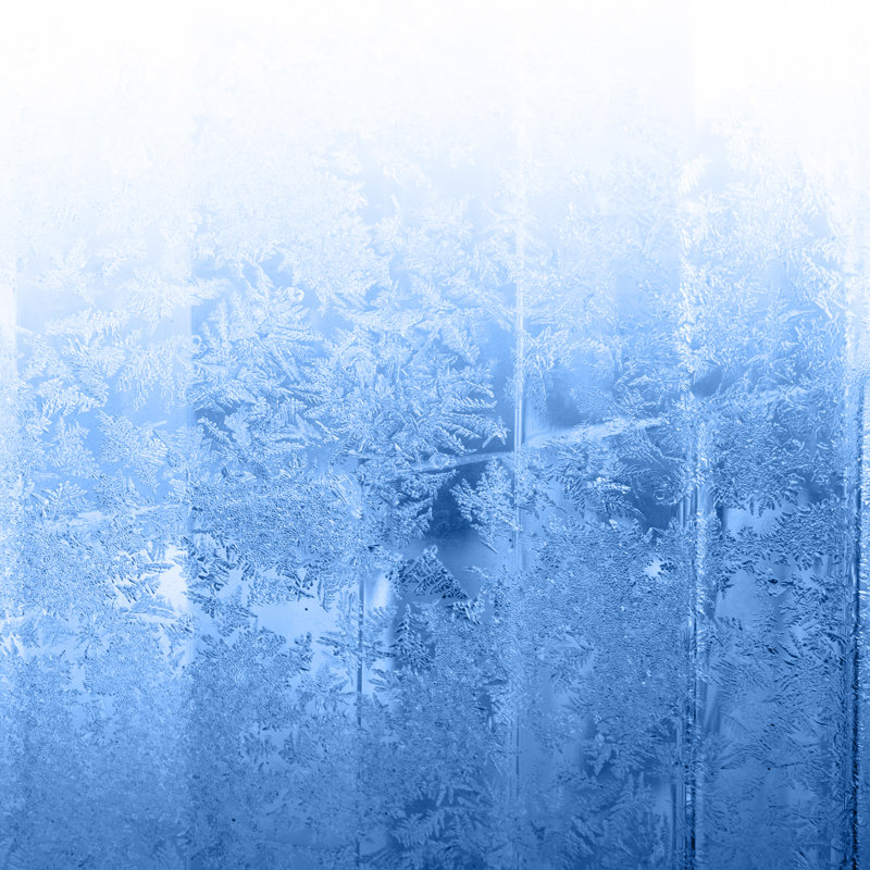 Icy Winter Background by Enjoynz, 20" H x 20" W