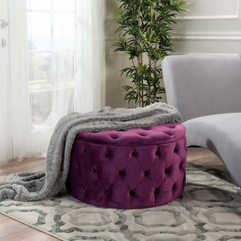 Banc repose-pieds, Fuchsia