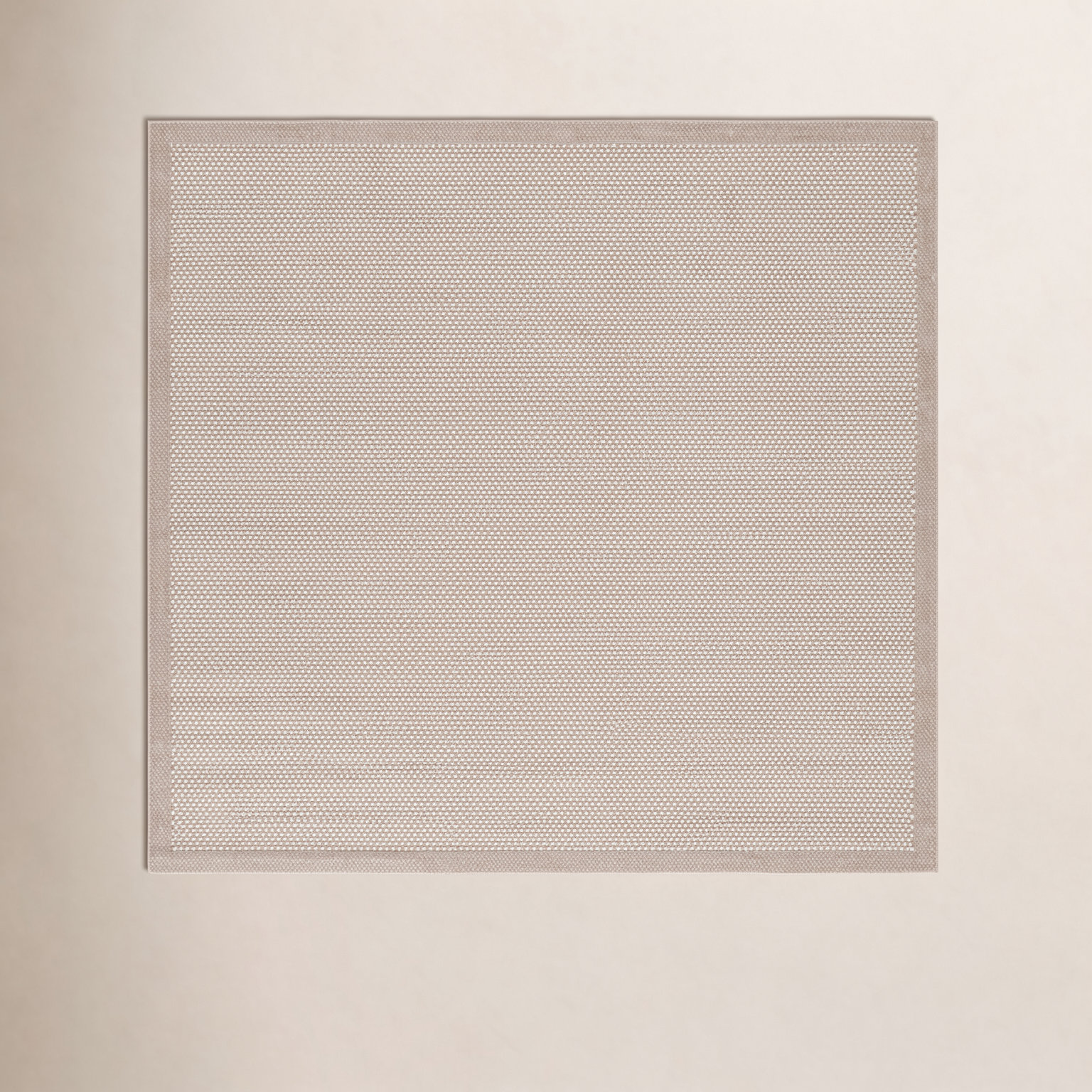 All-Weather Performance Checkered Rug, Square 6'7"