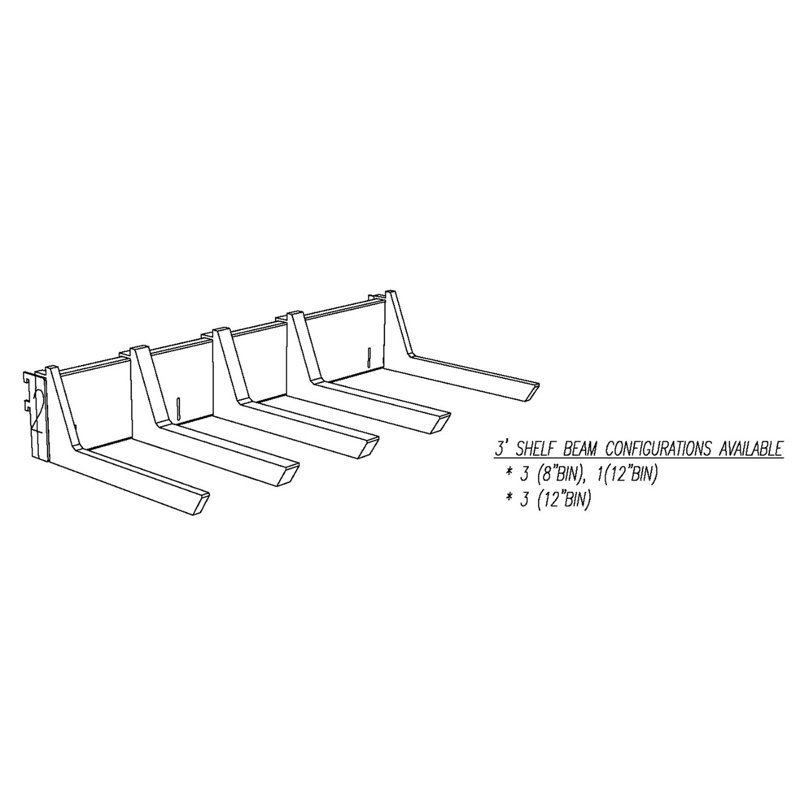 FixtureDisplays Wall Mounted Shelf