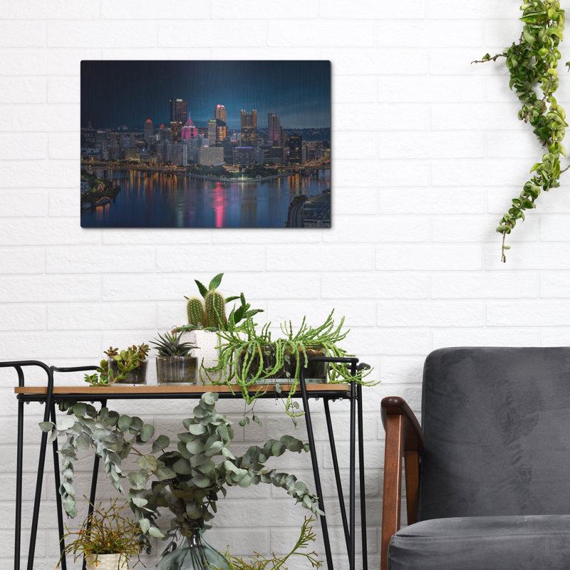«Pittsburgh Twilight» par Rick Berk, H 12 po x l 16 po