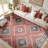 Machine Washable Non Slip Western Area Rugs for Living Room Bedroom Dining Room-72706919-100121721