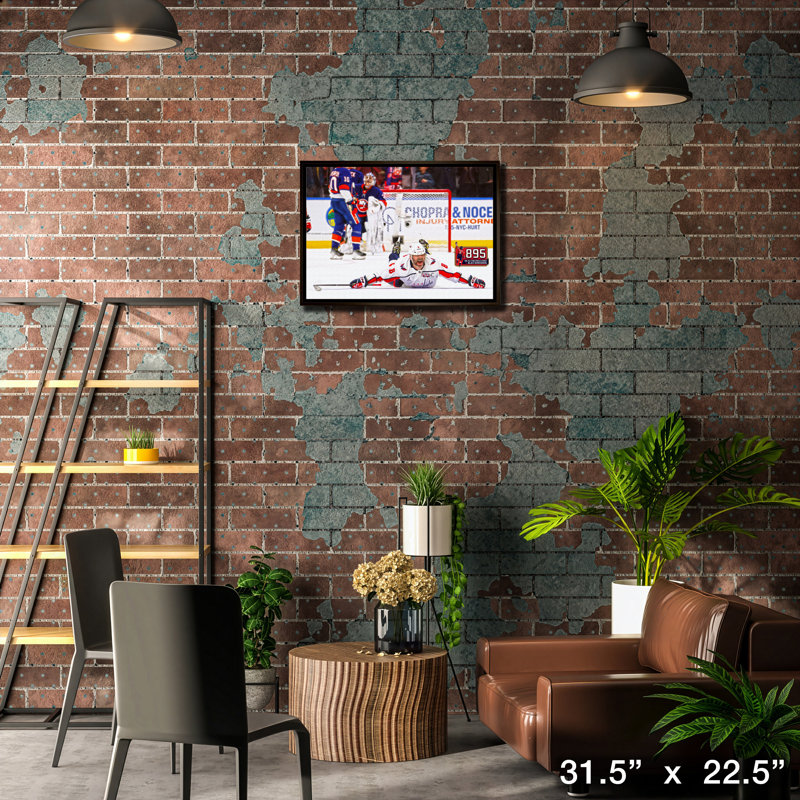Alexander Ovechkin, toile encadrée 20 x 29, 895 buts, Capitals de Washington