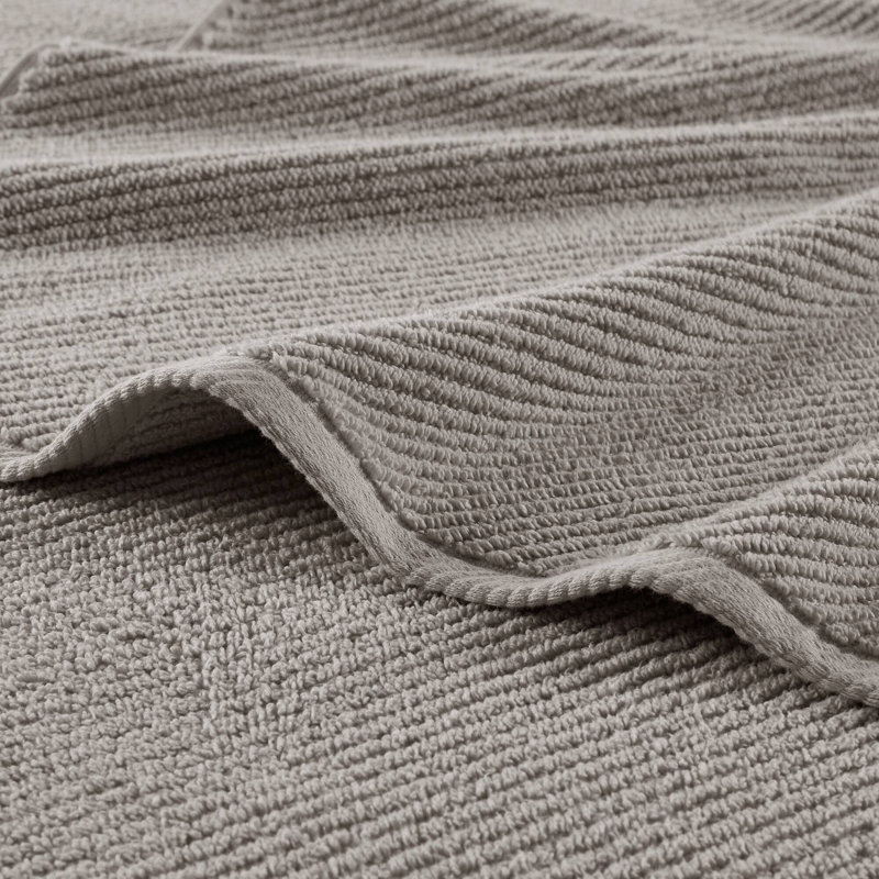 Ensemble de serviettes 6 pièces Diagonal, Gris, Ensemble 6 serviettes de bain