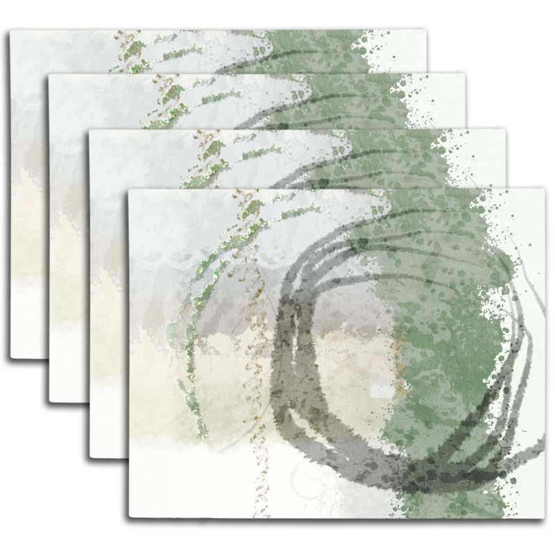 Napperon abstrait en polyester
