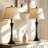 27.5" Black Bedside Table Lamps with USB & USB-C Ports, 3-Way Touch Control, Dimmable LED Bulbs Included-49664024