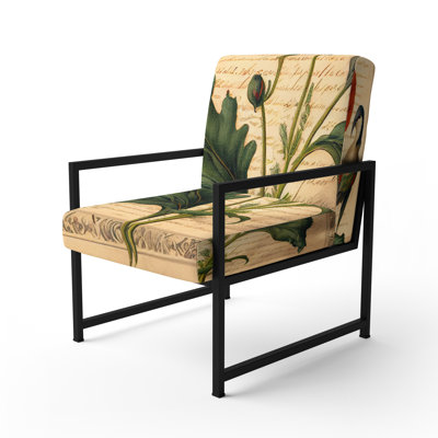 Cropper - Fauteuil rembourré à motif floral