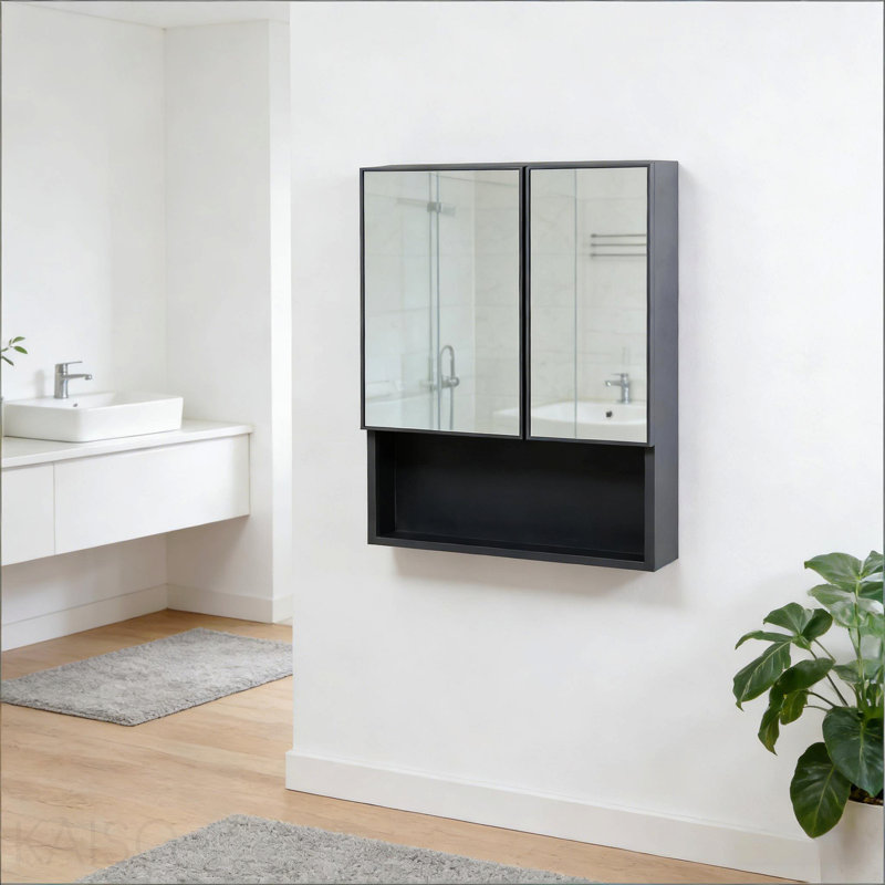 Armoire de rangement murale élégante avec rangement