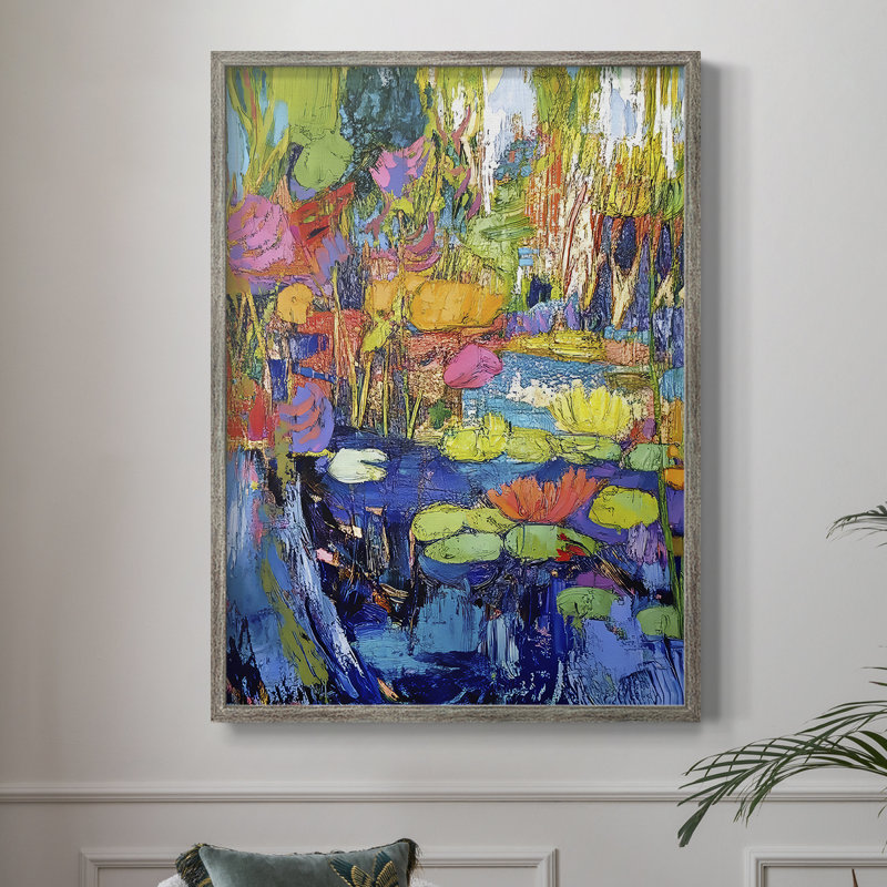 Impression encadrée FLORAL Series DCI - Bois massif, H 30 po x l 24 po
