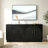 65" Mid-Century Modern TV Stand with Storage, Media Console Fits TVs up to 75", Black-932663732