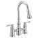 Weymouth Pull Down Touch Double Handle Kitchen Faucet