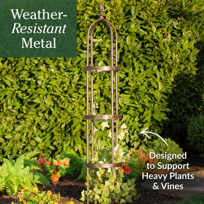 Steel Obelisk Gardening Trellis