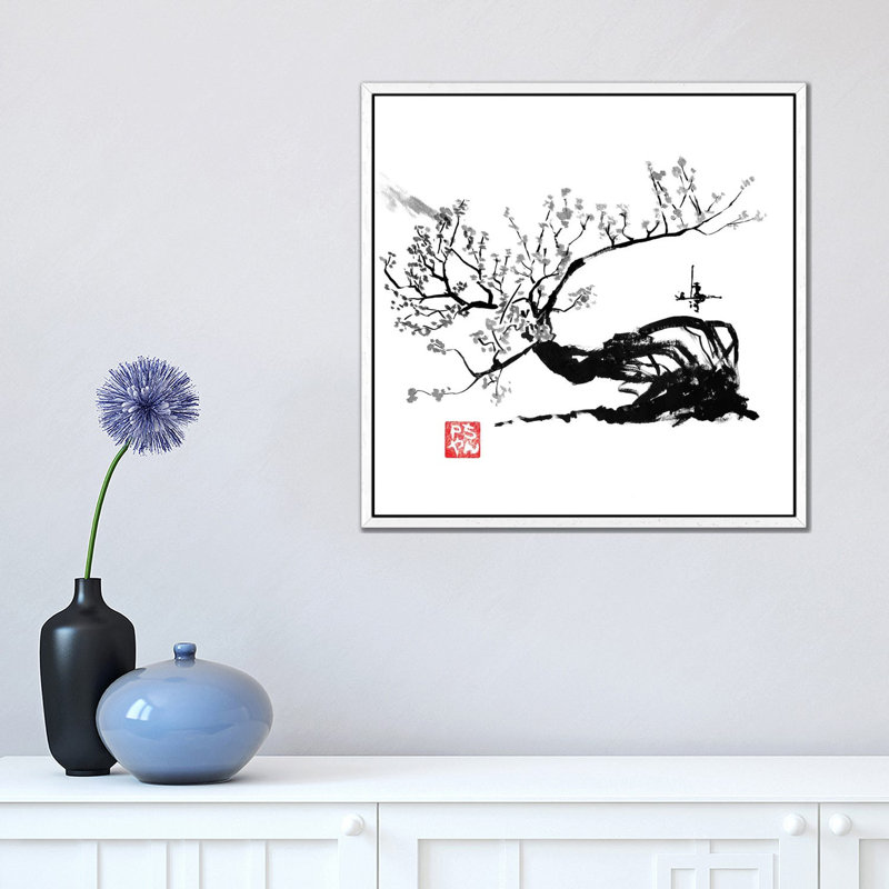 Old Tree by Péchane - Print on Canvas, White Framed, 45.72 cm H x 45.72 cm W