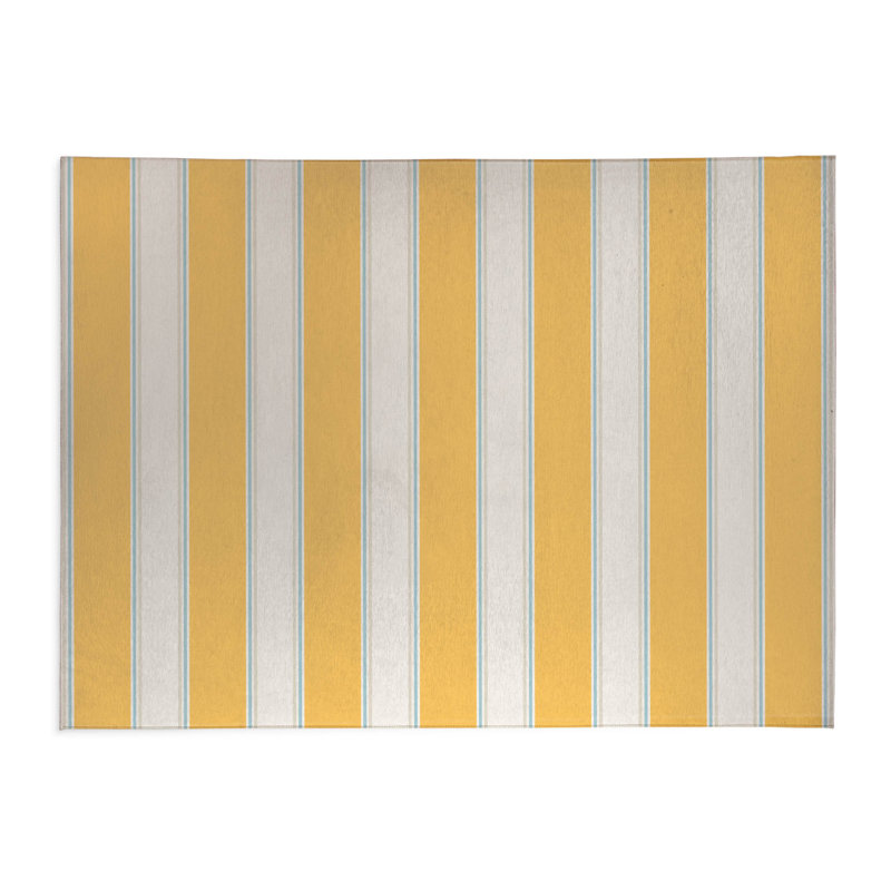 Tapis d'intérieur antidérapant à rayures Jonsson, Rectangulaire 2 pi x 3 pi
