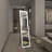 60" x 16" LED Full Length Mirror, 3 Color Temps & Dimming with Memory, Shatter-Resistant Tempered Glass, Black Frame, Freestanding No-Drill Floor Mirror for Bedroom-1888842536