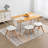  Fashank Modern Elegant Shell Upholstered Clear Dining Chairs with Solid Wood for Bedroom, Kitchen-273245492
