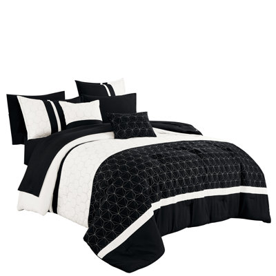 Pash Luxury 9-Piece Complete Bed-In-A-Bag Set