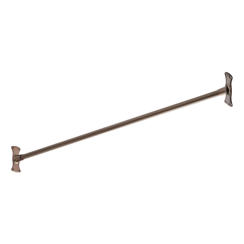 48" Brass Straight Shower Curtain Rod