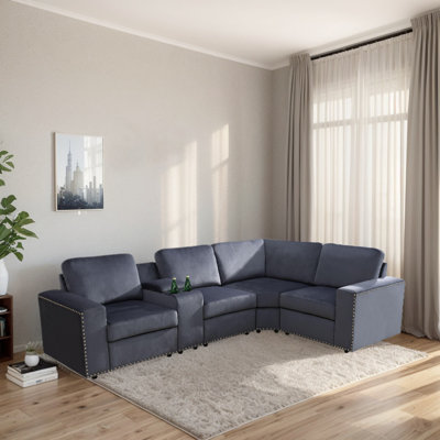 Canapé modulaire 5 pièces Mele