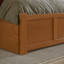 Lit plateforme en bois massif avec pieds de lit et tiroirs de rangement Mission-126306322-126306326