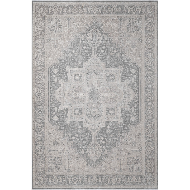 Highbridge 14628-190 IVOIRE / GRIS, Rectangle 7 pi 10 po x 10 pi 2 po