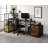 Ferro 2-Tier Shelf Writing Desk-2146226915
