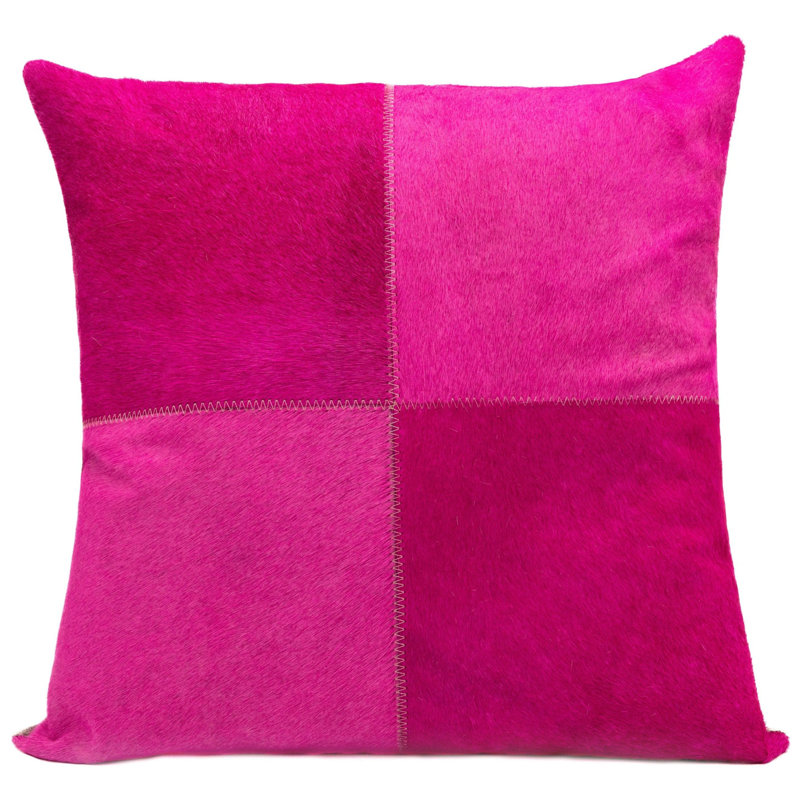Coussins décoratifs en cuir de vache Canvello