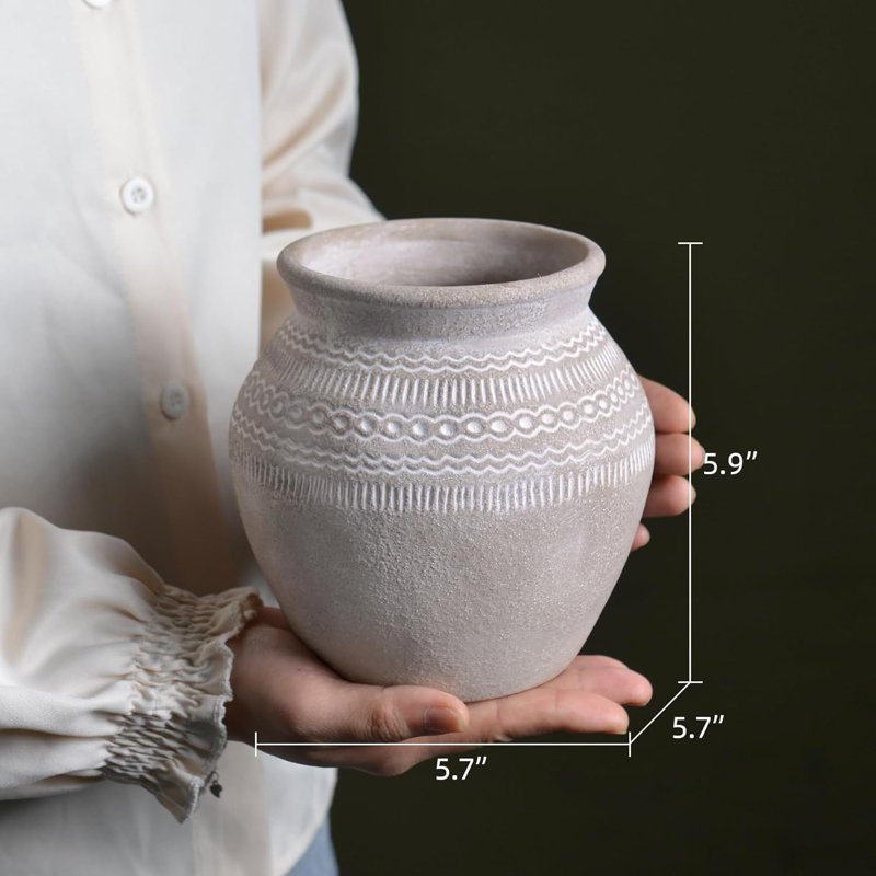 Ceramic Rustic Farmhouse Vase