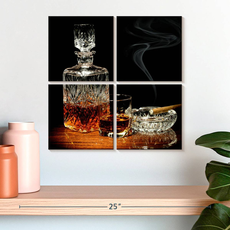 Carafe à décanter et cigare Yarlin, H 18 po x l 18 po