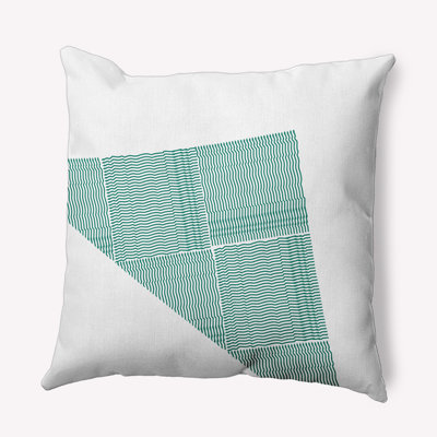 Housse et insert de coussin décoratif carré en polyester pour l'intérieur et l'extérieur