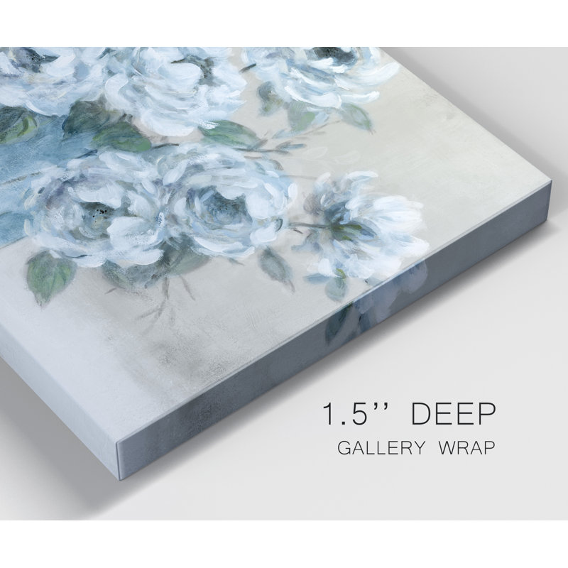 "Tender Roses" par J Paul, reproduction d'art sur toile tendue, H 32 po x l 24 po x P 1 po