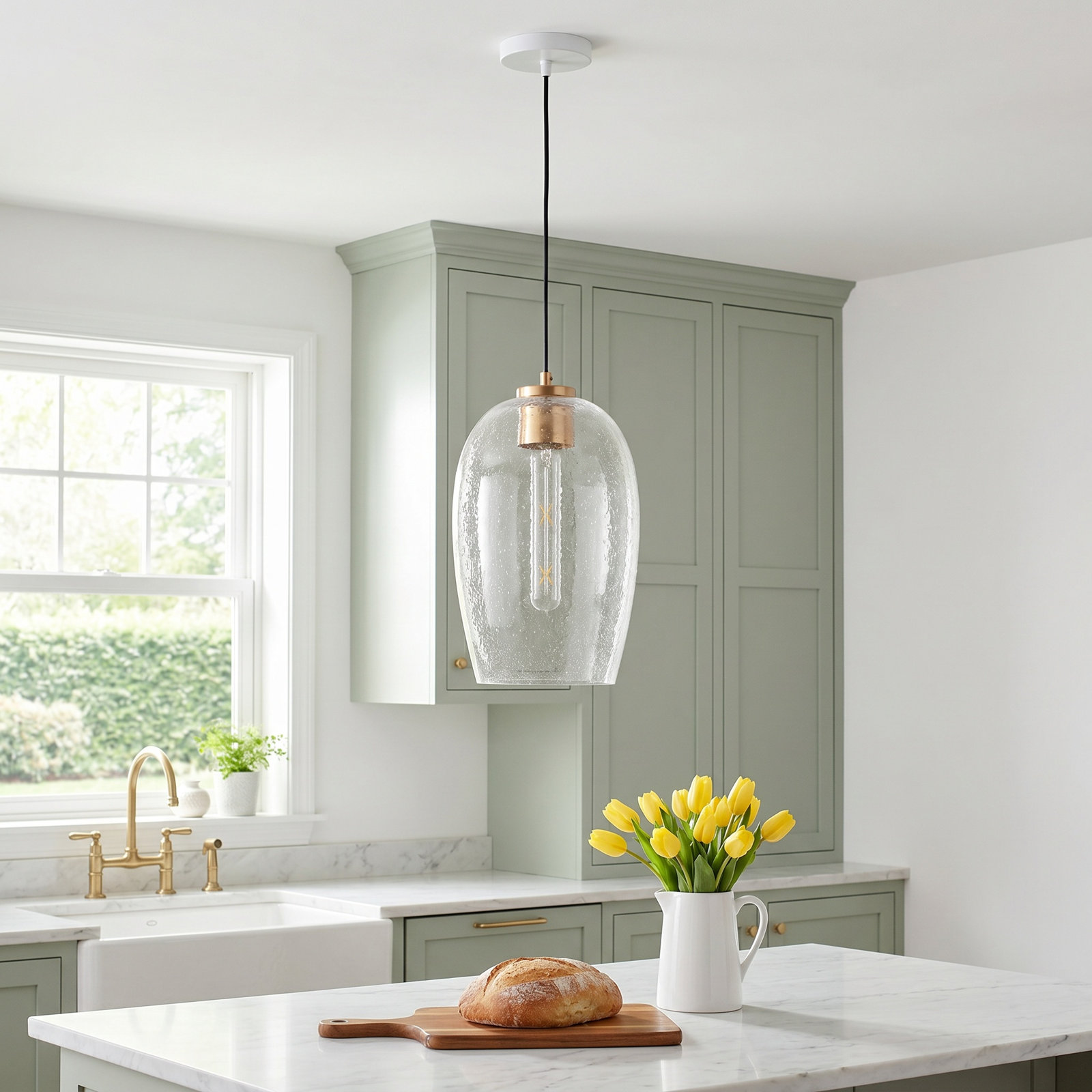 Alkire 1-Light 7" Wide Small Single Pendant
