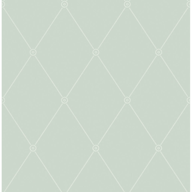 Anthology Large Georgian Rope Wallpaper Roll, Duck Egg