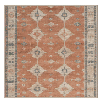 Tapis brun lavable à la machine