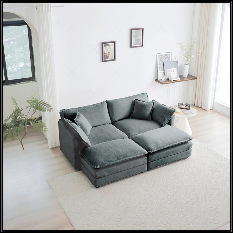 Canapé modulaire rembourré 4 pièces 4 pièces
