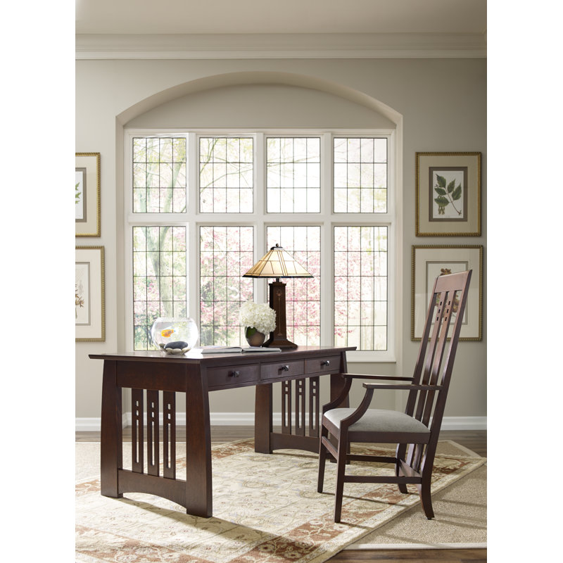 Highlands Solid Wood Writing Desk, Manlius
