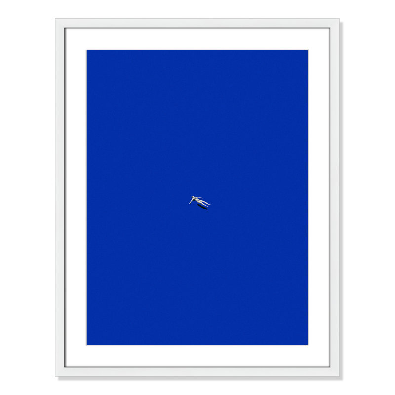 «No stress print» par Leon, Blanc satiné, 23.5'' W x 29.5'' H, Imprimé mat