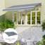 Outsunny 282cm W x 250cm D Polyester Cover Retractable Awning Fabric Replacement-111011427