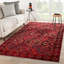 Tapis rouge / noir à motif de médaillon intérieur / extérieur Jaipur Living Chaya (2 pi x 3 pi)-1103884647