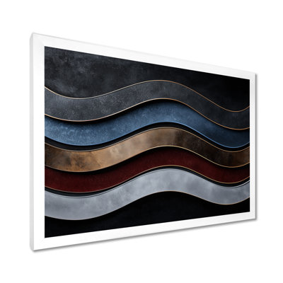 «Winbush Abstract Fractal Whispers Of Dark Color», art mural abstrait