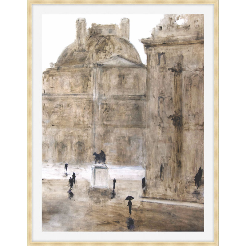 Journee A Paris 1 Print by Ellie Vergura, 24.75" H x 19.75" W