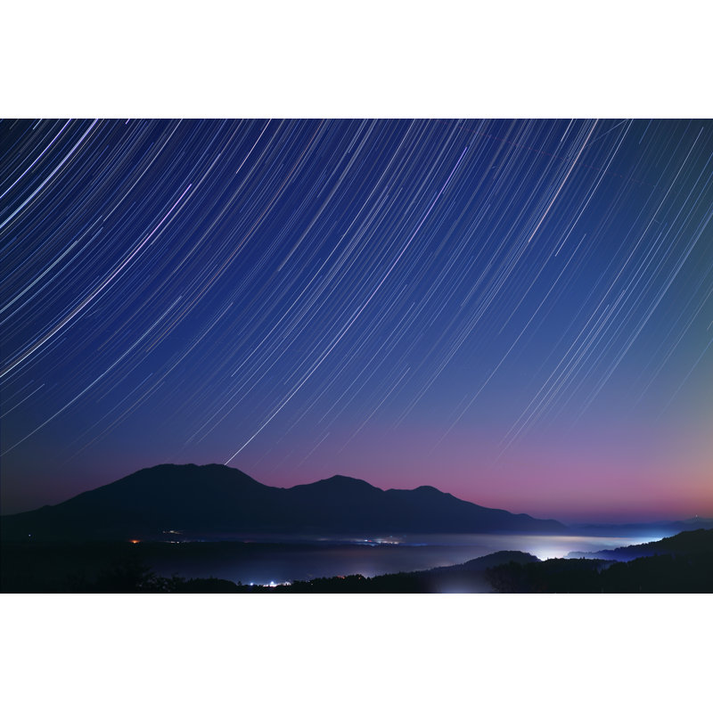 Star Trails, Mt. Hiruzen - Wrapped Canvas Print, 51cm H x 76cm W x 3.8cm D