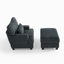Ermia 92Cm Wide Armchair-1491577567