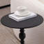 2P, table de bout vintage en métal, table d'appoint ronde pour table de chevet, table d'appoint décorative pour petit salon, table basse