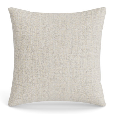 Serac Embroidered Rayon/Viscose Reversible Throw Pillow