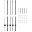 Vidaxl Fence Posts 10 Pcs U-Channel Galvanised Steel-114619016-114619013