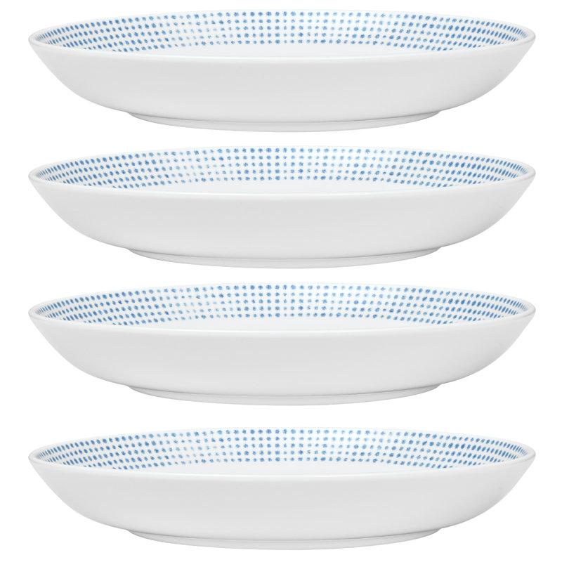Noritake Hammock Dinner Bowls, 9-3/4", 36 oz., Blue