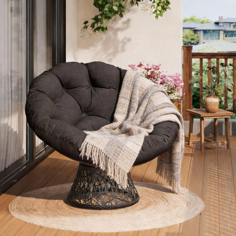 116.8cm Long Sun Lounger, Gray