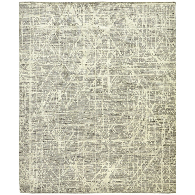 Crete Wool Abstract Indoor Rug, Rectangle 8'3" x 10'1"