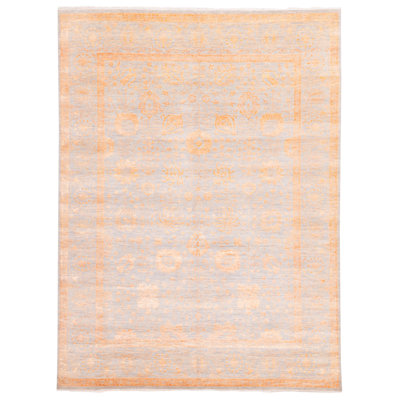 Tapis Brigitte Grey, Orange 9'2" x 12'0"